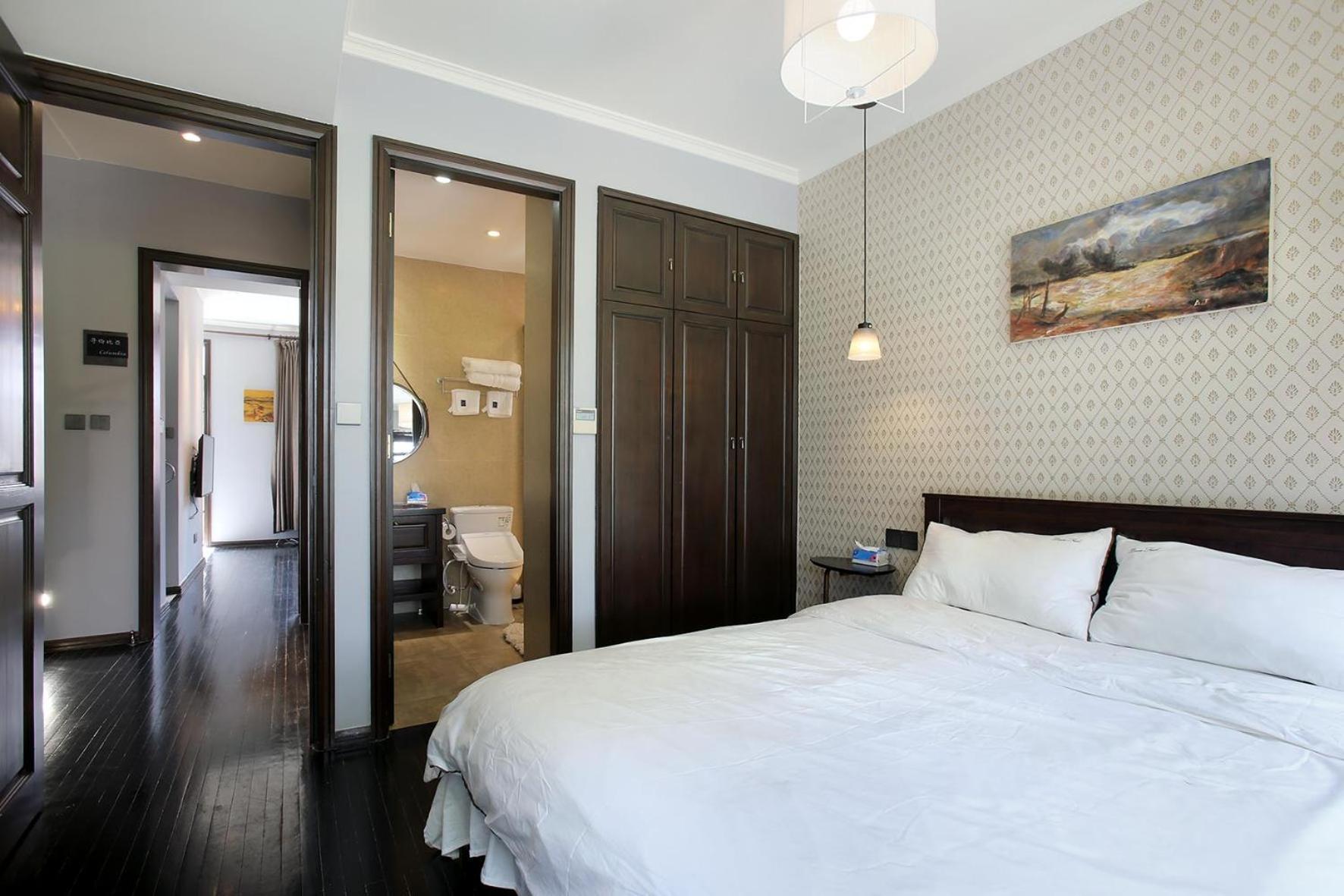 Shanghai Downtown Hills Boutique Guesthouse - Near Metro Line 7, Exit 3, Changping Road Kamer foto