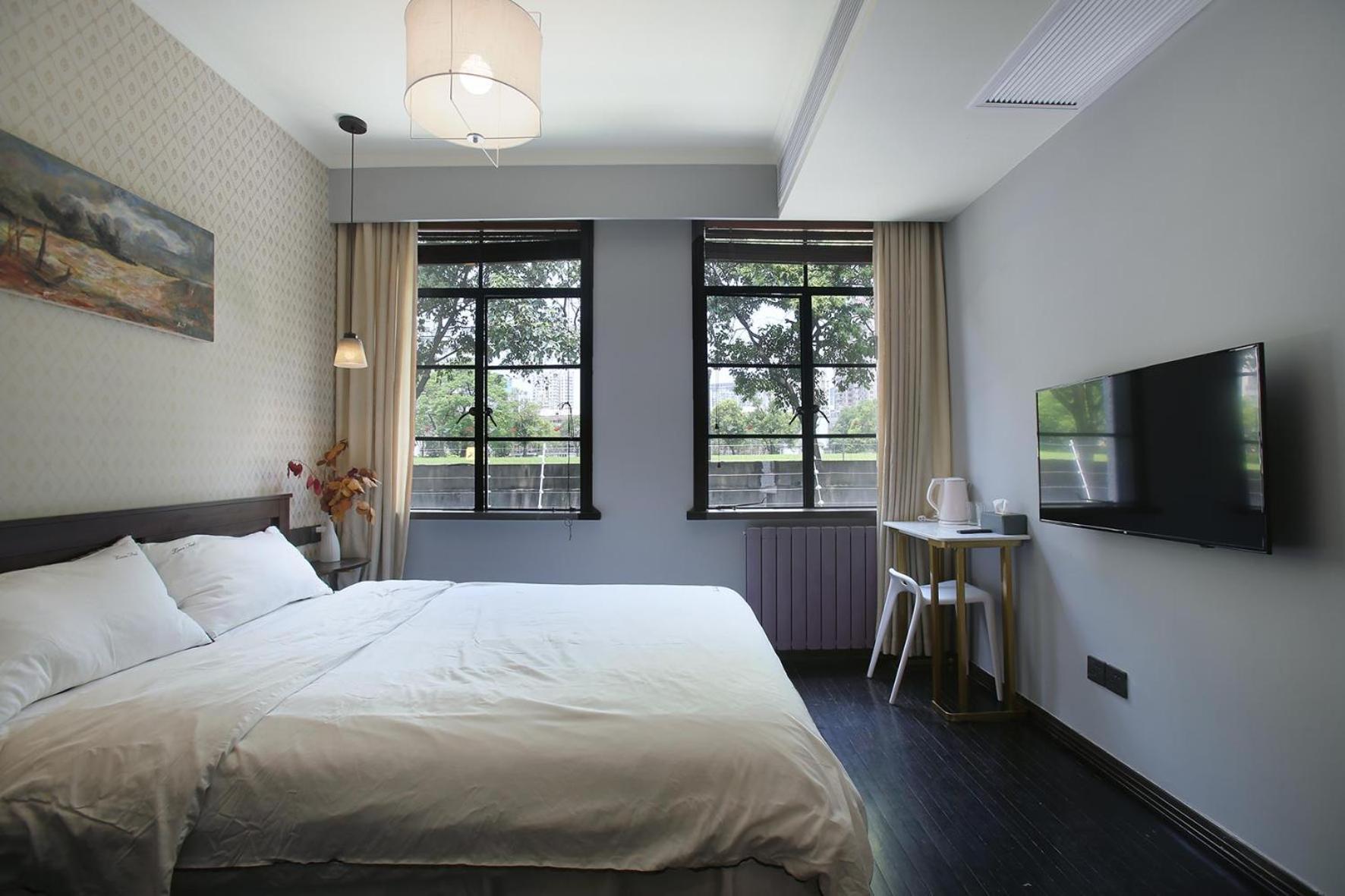 Shanghai Downtown Hills Boutique Guesthouse - Near Metro Line 7, Exit 3, Changping Road Kamer foto