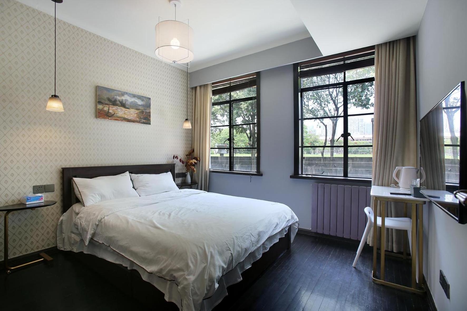 Shanghai Downtown Hills Boutique Guesthouse - Near Metro Line 7, Exit 3, Changping Road Kamer foto