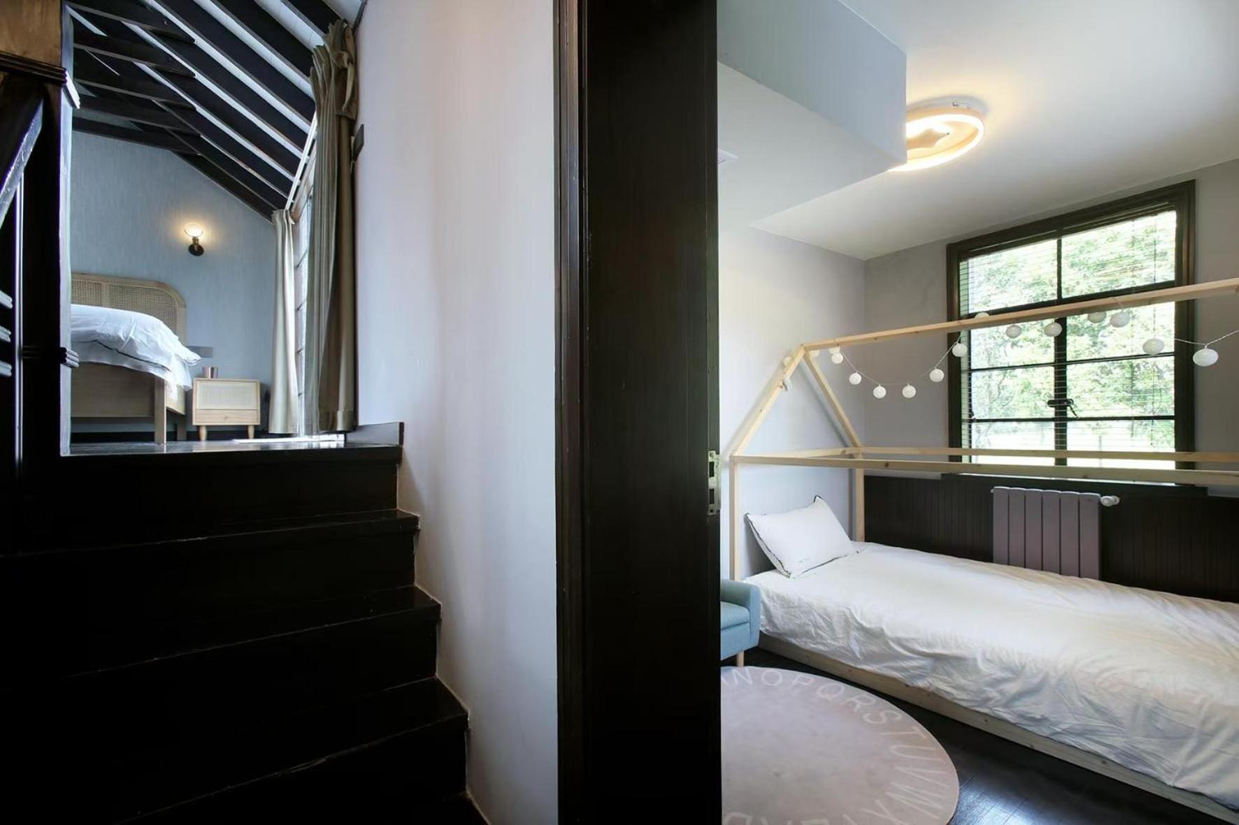 Shanghai Downtown Hills Boutique Guesthouse - Near Metro Line 7, Exit 3, Changping Road Buitenkant foto
