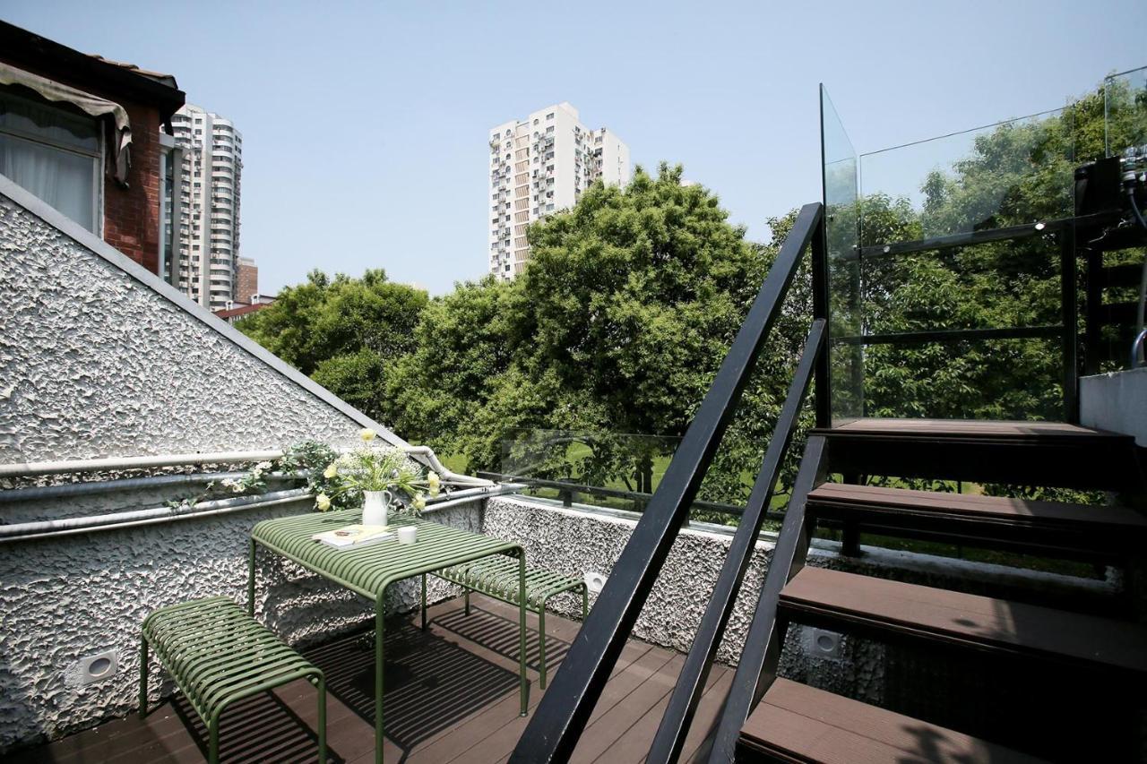 Shanghai Downtown Hills Boutique Guesthouse - Near Metro Line 7, Exit 3, Changping Road Buitenkant foto