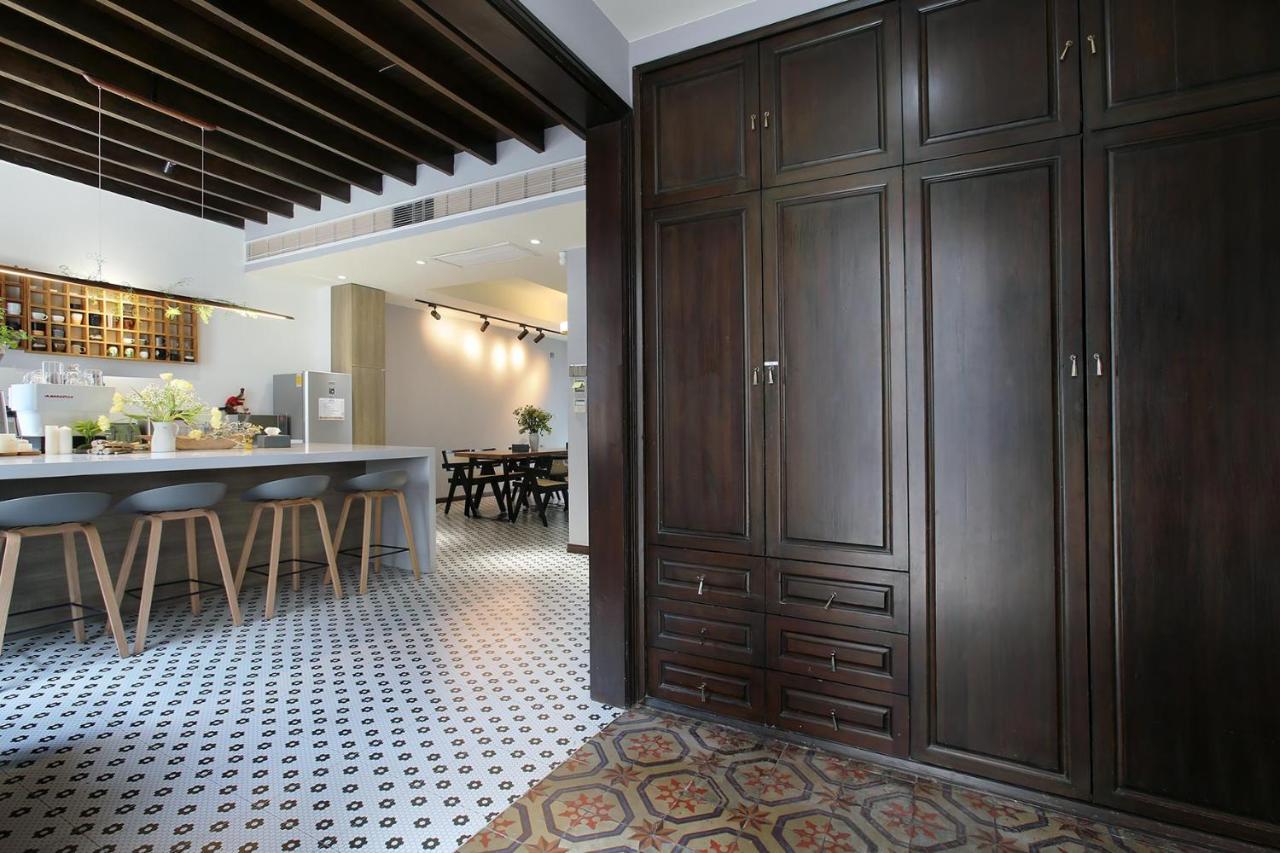 Shanghai Downtown Hills Boutique Guesthouse - Near Metro Line 7, Exit 3, Changping Road Buitenkant foto
